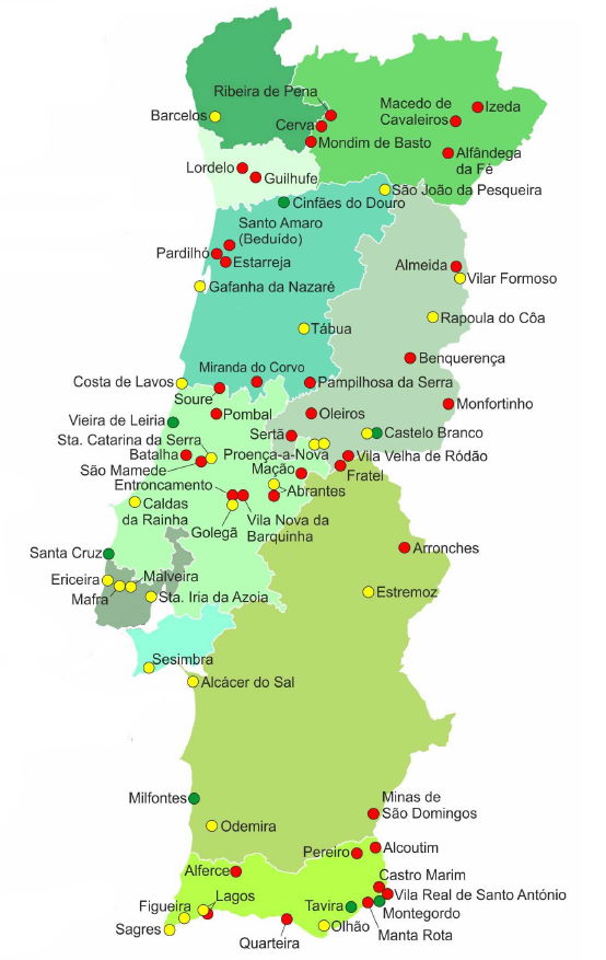 Mapa-de-Portugal-Distrito-de-Viseu - Espírito Viajante