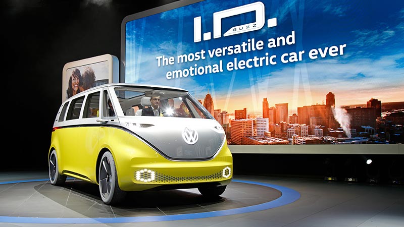 VW I.D. Buzz em Detroit